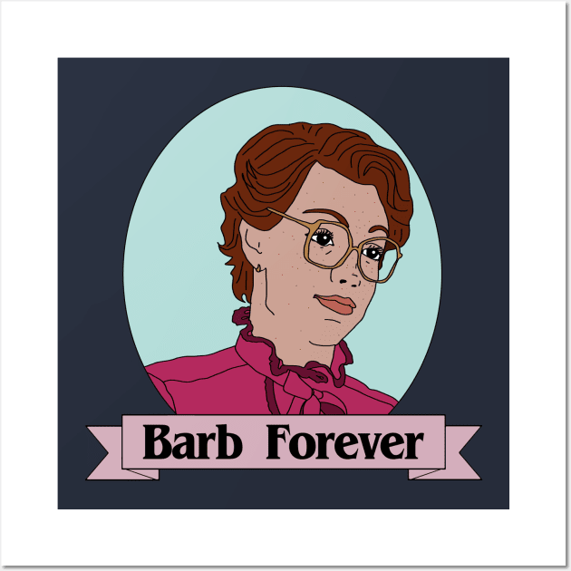 Stranger Barb Forever Wall Art by PeakedNThe90s